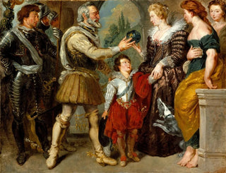 Henri IV painting conferring regency to Marie de Médicis - Eugène Delacroix — artwork view