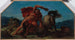 Hercules killing the centaur Nessus - Eugène Delacroix — artwork view