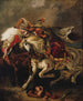 The Combat of the Giaour and the Pasha - Eugène Delacroix — artwork view