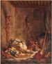 The guardhouse in Meknès - Eugène Delacroix — artwork view