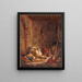 The guardhouse in Meknès - Eugène Delacroix — framed artwork on a wall