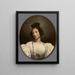 Mlle Alexandrine Julie de la Boutraye - Eugène Delacroix — framed artwork on a wall