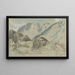 Mountain Landscape Painting - Eugène Delacroix — framed artwork on a wall
