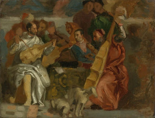 Musicians - Eugène Delacroix — artwork view