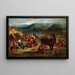 Ovid among the Scythians - Eugène Delacroix — framed artwork on a wall