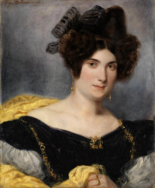 Portrait of Madame François Simon - Eugène Delacroix — artwork view