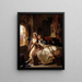 Rebecca et Ivanhoé blessé - Eugène Delacroix — framed artwork on a wall