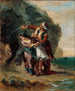 Selim et Zuleika - Eugène Delacroix — artwork view