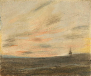 Study of the sky frpillon - Eugène Delacroix — artwork view