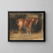 Study of a Horse - Eugène Delacroix — framed artwork on a wall