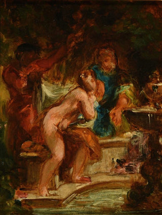 Suzanne et les vieillards - Eugène Delacroix — artwork view