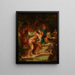 Suzanne et les vieillards - Eugène Delacroix — framed artwork on a wall