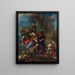 L'enlèvement de Rebecca - Eugène Delacroix — framed artwork on a wall
