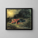 L'Agonie dans le jardin - Eugène Delacroix — framed artwork on a wall