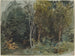 The Edge of a Wood at Nohant - Eugène Delacroix — artwork view