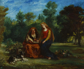 L'Éducation de la Vierge - Eugène Delacroix — artwork view