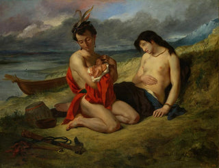 Les Natchez - Eugène Delacroix — artwork view