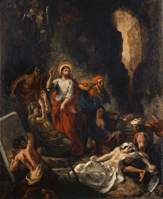 The Resurrection of Lazarus - Eugène Delacroix — artwork view