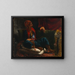 The Smoker - Eugène Delacroix — framed artwork on a wall