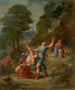 The Spring: Eurydice bitten by a snake while gathering flowers, the death of Eurydice - Eugène Delacroix — artwork view