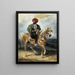 The Turkish Cavalier - Eugène Delacroix — framed artwork on a wall