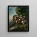 Weislingen Painting captured by Götz's men - Eugène Delacroix — framed artwork on a wall