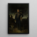 Portrait of General Joseph-Léopold Sigisbert Hugo - Eugène Devéria — framed artwork on a wall