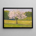 An Apple Tree in Bloom - Eugène Emmanuel Lemercier — framed artwork on a wall