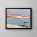 The Port of Boulogne - Eugène Emmanuel Lemercier — framed artwork on a wall