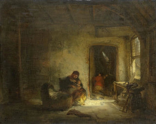 Sunny Room Painting - Eugène François de Block — artwork view
