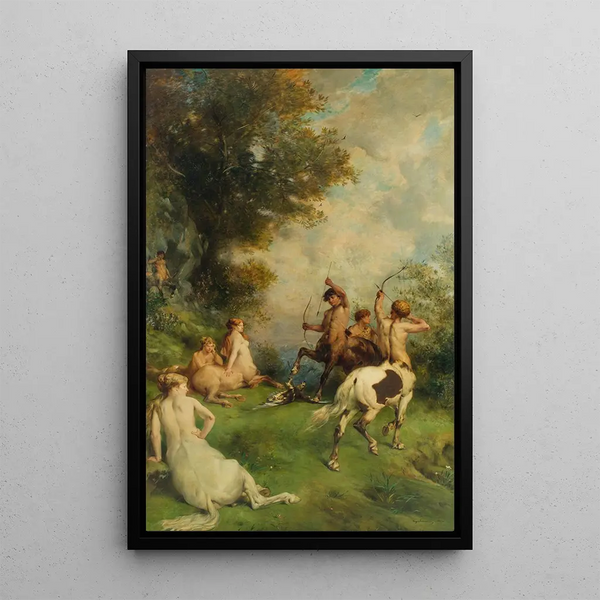 Centaure - Eugène Fromentin — framed artwork on a wall