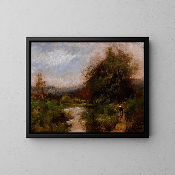 Landscape - Eugène Galien-Laloue — framed artwork on a wall
