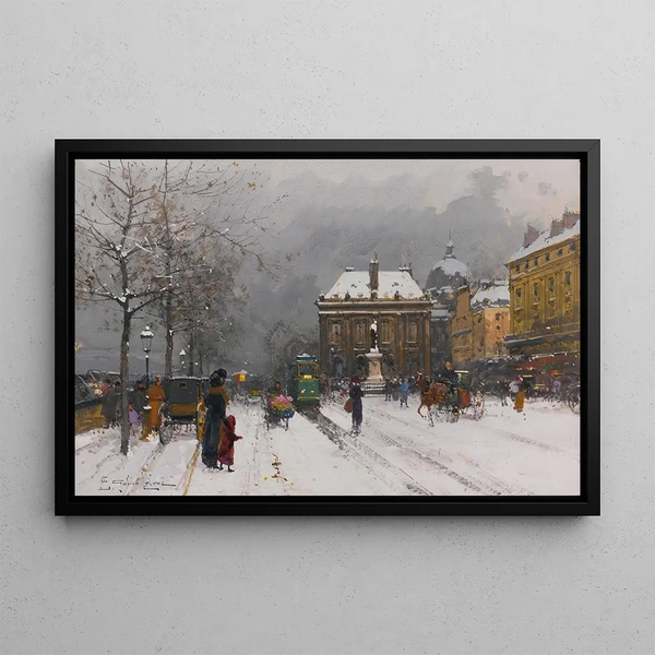 L'Institut - Eugène Galien-Laloue — framed artwork on a wall