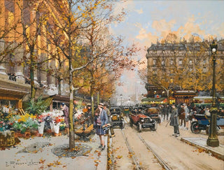 Place de la Madeleine - Eugène Galien-Laloue — artwork view