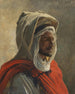a Man Wearing an Algerian Burnous - Eugène Girardet — artwork view
