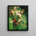 Roses - Eugène Henri Cauchois — framed artwork on a wall