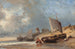 Fishermen at Low Tide - Eugène Isabey — artwork view