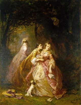 The Letter - Eugène Isabey — artwork view