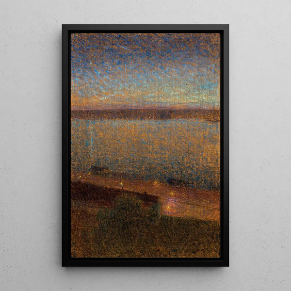 A May Night - Eugène Jansson — framed artwork on a wall