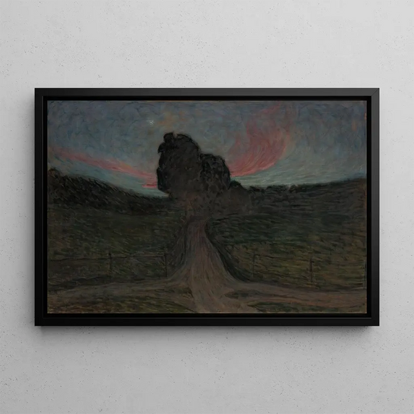 Ambiance du Soir à Lidingö - Eugène Jansson — framed artwork on a wall