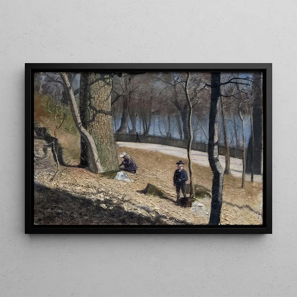 Hepatic Painting - Eugène Jansson — framed artwork on a wall