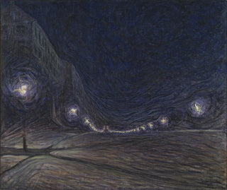 Hornsgatan la nuit - Eugène Jansson — artwork view