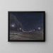 Hornsgatan la nuit - Eugène Jansson — framed artwork on a wall