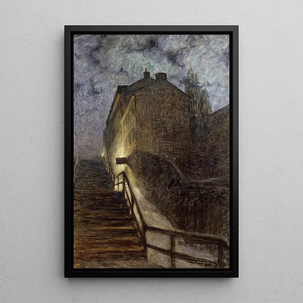 Motif de Timmermansgatan - Eugène Jansson — framed artwork on a wall