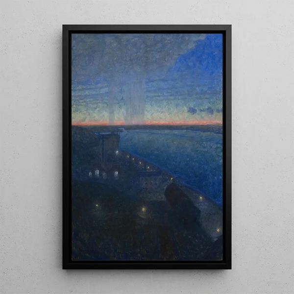 Söder Mälarstrand - Eugène Jansson — framed artwork on a wall