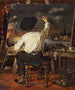A painter at the easel - Eugène Joors — artwork view