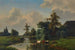 Farm Animals Painting near a Stream - Eugène Joseph Verboeckhoven — artwork view