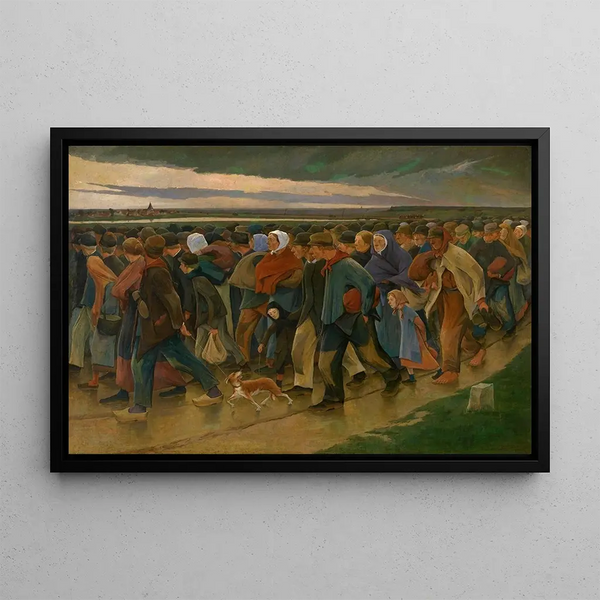 Last Vision - Eugène Laermans — framed artwork on a wall