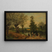 Landscape Washers - Eugène Lambert — framed artwork on a wall