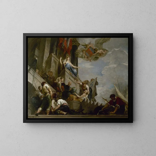 Les industries du 12e arrondissement, l'instruction et l'assistance publique - Eugène Romain Thirion — framed artwork on a wall